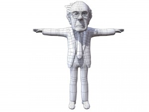 bernie sanders caricature 3D 모델