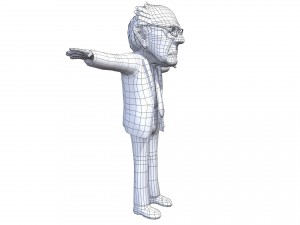 bernie sanders caricature 3D 모델