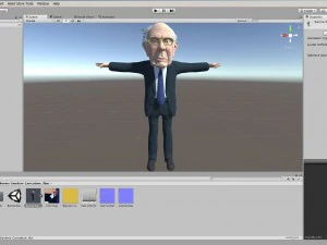 bernie sanders caricature 3D Model