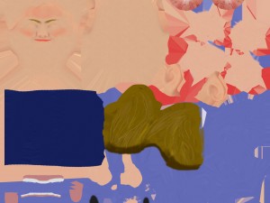 hillary clinton caricature low poly rigged 3D Модель