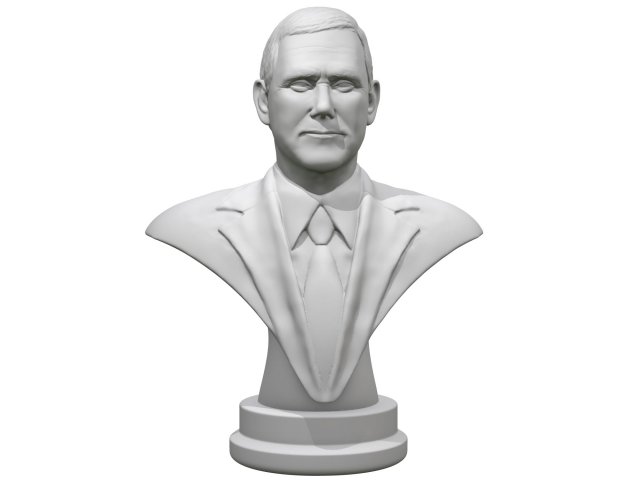 mike pence Modelo de impresión 3D .c4d .max .obj .3ds .fbx .stl .blend 