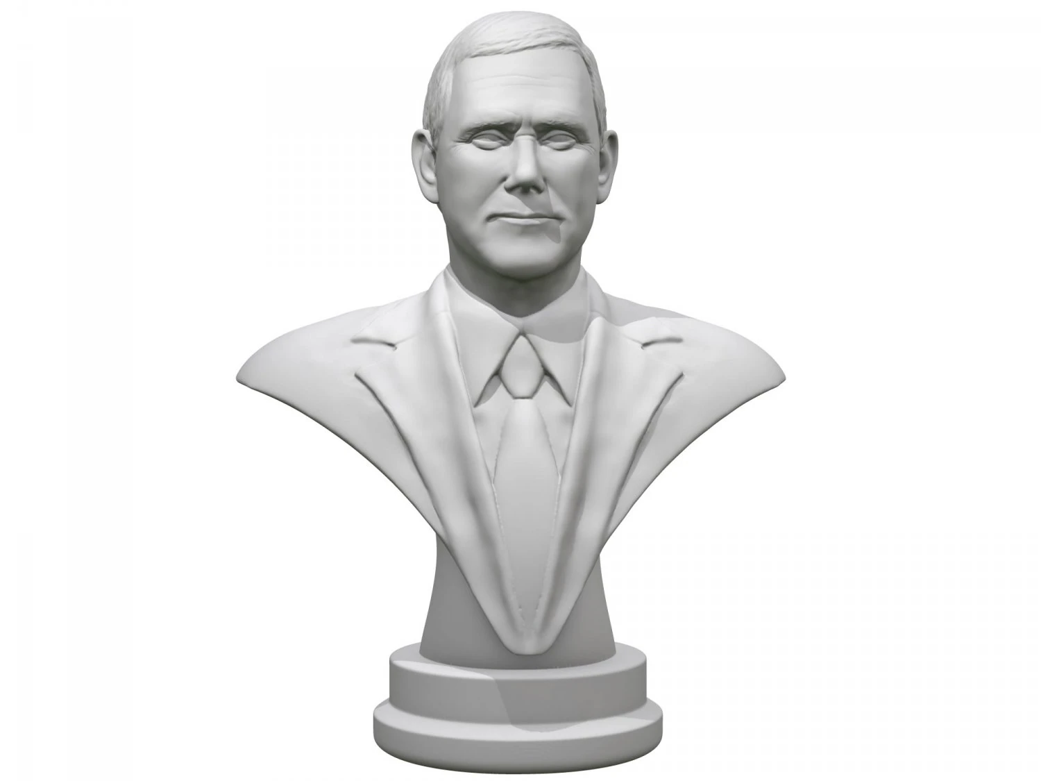 mike pence 3D Print Model .c4d .max .obj .3ds .fbx .stl .blend 