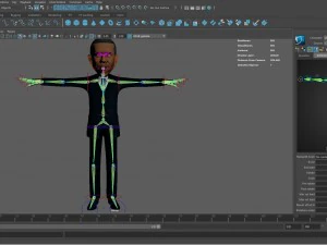 barack obama caricature 3D Model