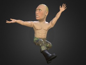 vladimir putin caricature 3D Модель