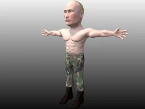 political caricatures pack 3D Model