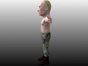 political caricatures pack 3D Model