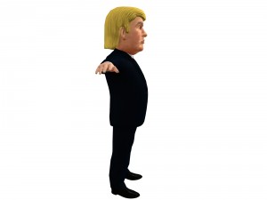 political caricatures pack 3D 모델
