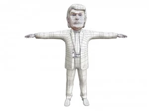 political caricatures pack 3D Model