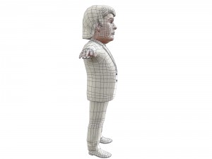 political caricatures pack 3D 모델