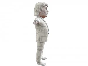 political caricatures pack 3D Model