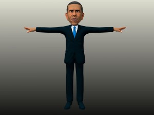 political caricatures pack 3D 모델