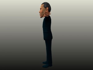 political caricatures pack 3D 모델