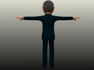 political caricatures pack 3D 모델