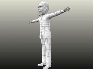 political caricatures pack 3D 모델