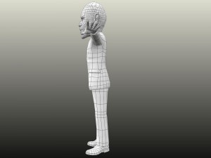 political caricatures pack 3D 모델