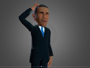 political caricatures pack 3D 모델
