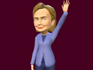 political caricatures pack 3D Model