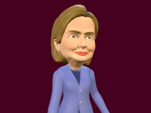 political caricatures pack 3D Model