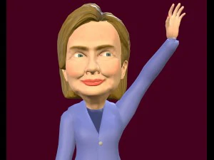 political caricatures pack 3D Model