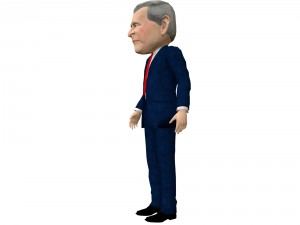 political caricatures pack 3D 모델