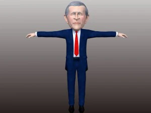 political caricatures pack 3D Model