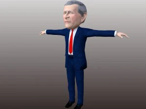 political caricatures pack 3D Model