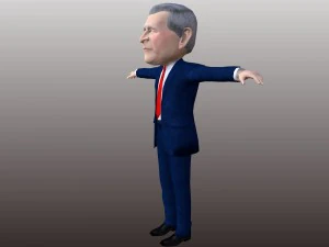 political caricatures pack 3D Model