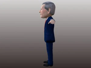 political caricatures pack 3D Model