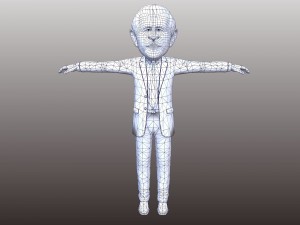 political caricatures pack 3D 모델