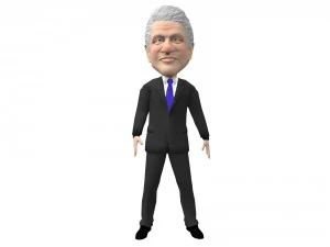 political caricatures pack 3D Model