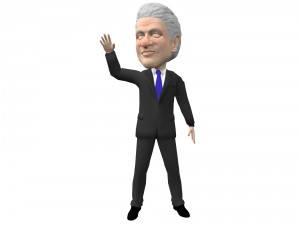political caricatures pack 3D 모델