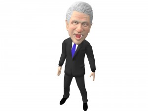 political caricatures pack 3D 모델