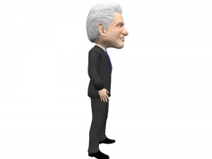 political caricatures pack 3D 모델