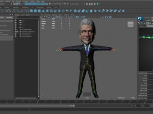 political caricatures pack 3D 모델