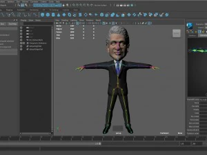 political caricatures pack 3D Model