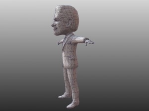 political caricatures pack 3D 모델