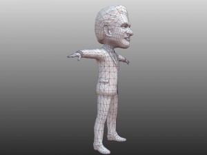 political caricatures pack 3D 모델