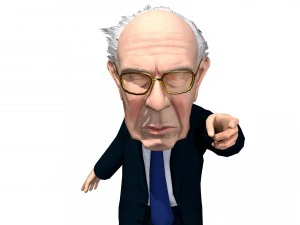 political caricatures pack 3D Model