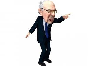 political caricatures pack 3D Model