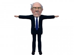 political caricatures pack 3D 모델