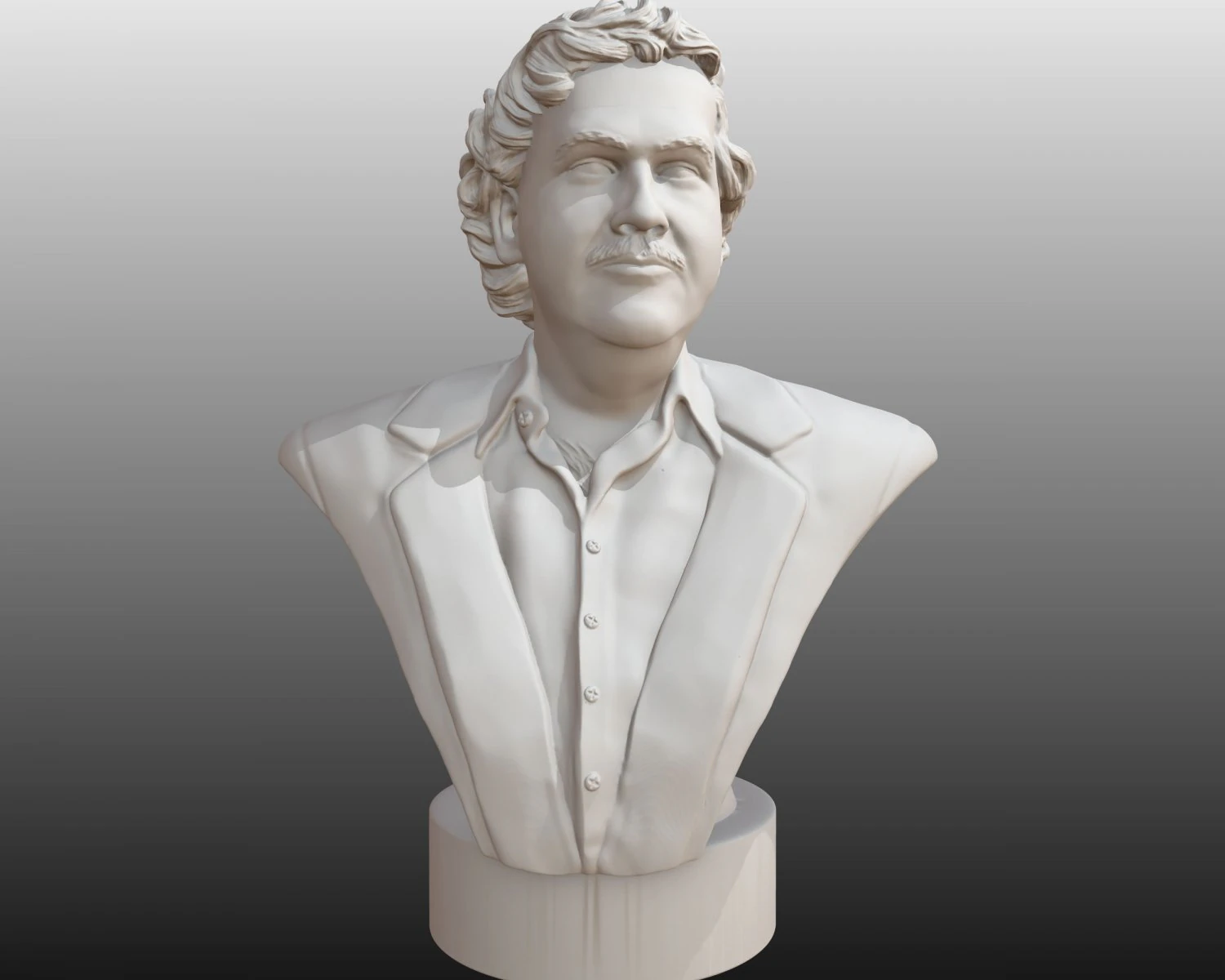 pablo escobar 3D Print Model .c4d .max .obj .3ds .fbx .stl .blend 