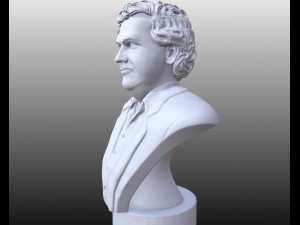 pablo escobar Model Cetak 3D
