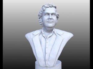 pablo escobar Model Cetak 3D