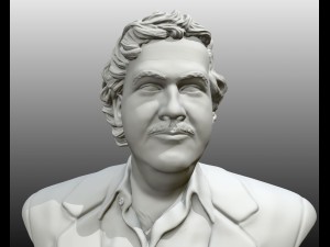 pablo escobar Model Cetak 3D