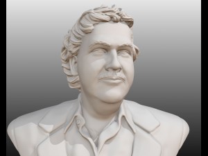 pablo escobar Model Cetak 3D