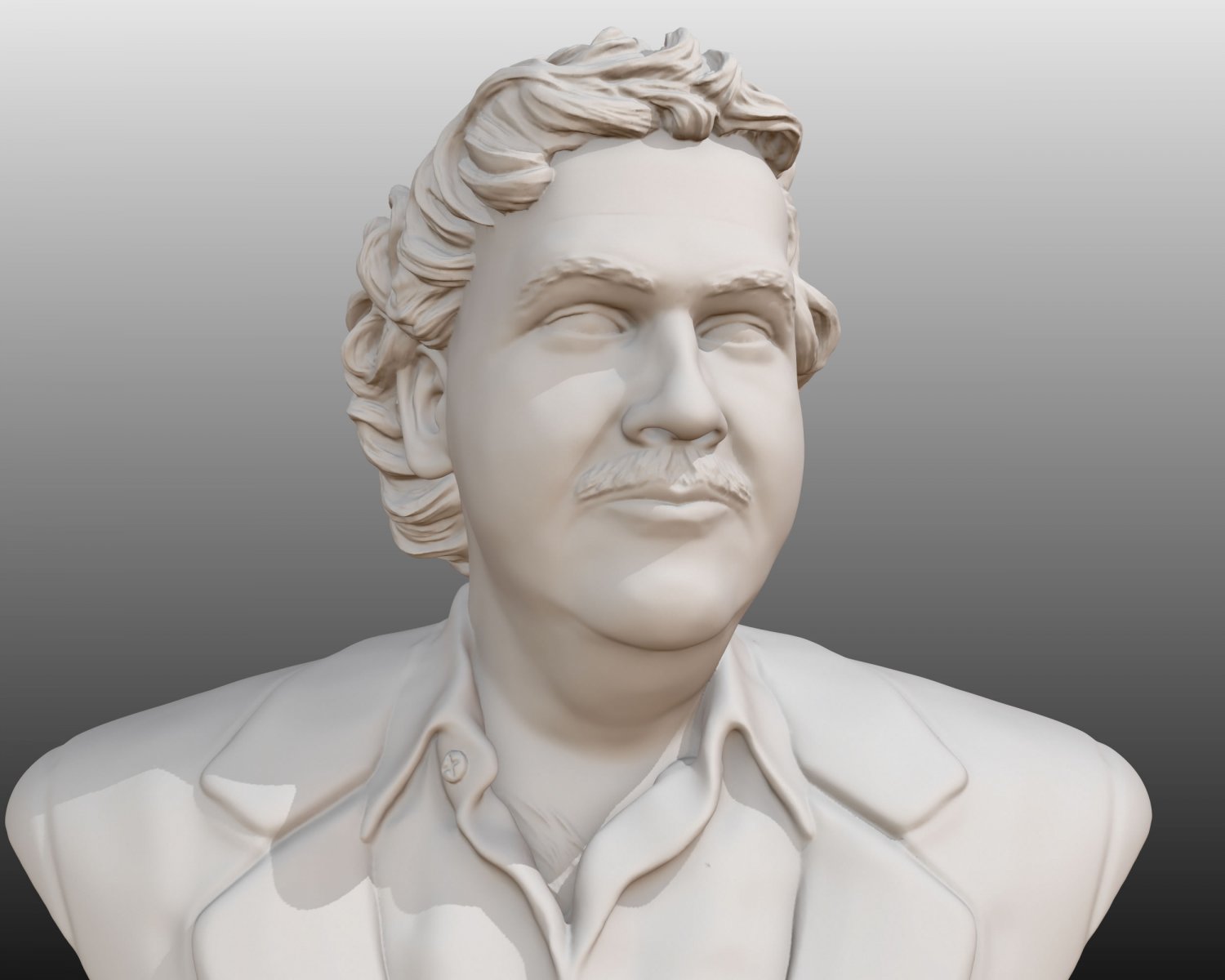 Pablo Escobar 3d STL. Ткань Эскобар 03.