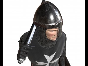 knight hospitaller 3D Model