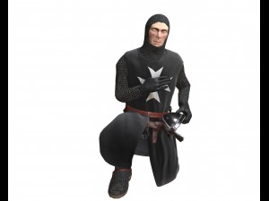knight hospitaller 3D Model