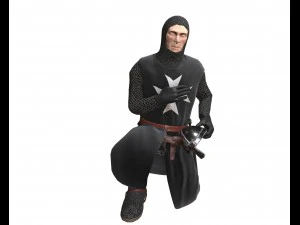 knight hospitaller 3D Model