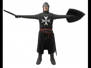 knight hospitaller 3D Model